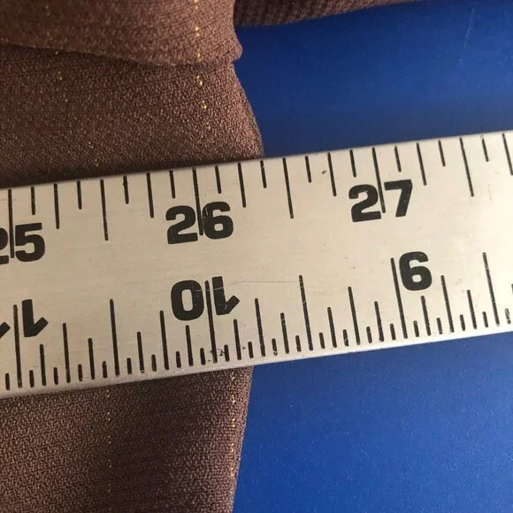 NWOT Jessica London 2 PC Brown Stripe Jacket Dress Suit Women's 22W Ruffle Lined